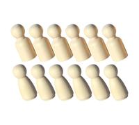 Beaupretty 12pcs Wooden Doll Ornament Miniature DIY Decor for Micro Landscape Scenes Light Weight Peg Dolls for Creative Handicrafts and Imaginative Play for Crafts and Decorating