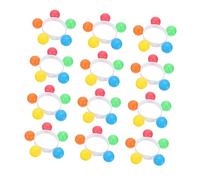 Beaupretty 12pcs Wristband Bells Colorful Jingle Bracelets Musical Rhythm for Dance and Educational Activities with Bright Sound and Random Colors Random Color
