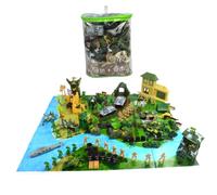 Beaupretty 130Pcs Military Model Set Simulation Soldiers Sand Table Playset Premium Miniature Army Figures for Realistic Diorama Scenes Suitable for Sand Table Displays and Roleplay