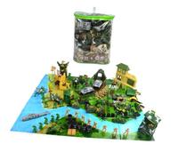 Beaupretty 130pcs Military Model Set Soldiers Model Toy for Table Playthings Table Simulation Toy Soldiers for Army Figures and Military Scenario