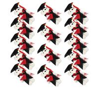 Beaupretty 14pcs Graduation Bear Plush Set Mini Decorative Stuffed Animal Bouquet for Graduation Season Doctor Bear with Cartoon Flower Packaging