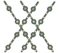 Beaupretty 15 Pairs Magnetic Boutonniere Pins Corsage Fixing Magnets Clothes Floral Fixator for DIY Time and Brooch DIY Decoration Made of Practical Abs Material in Green