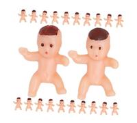Beaupretty 150pcs Mini Plastic Boy Girl Statues for Shower Party Decorations Tiny King Cake Figures for Cake Toppers Ice Cube Games Souvenirs Lightweight Portable Latin Colored Shower