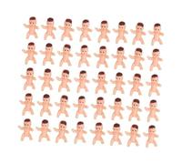 Beaupretty 150pcs Mini Plastic Dolls for Shower Favors Versatile Cake Topper Decorations Interactive Ice Cube Game Party Supplies