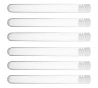 Beaupretty 15Pcs Clear Plastic Eyelash Brush Storage Tubes Portable Transparent Makeup Brush Containers Without Brushes for Travel and Party Favors Versatile Use for Various