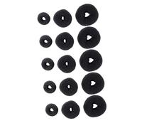 Beaupretty 15Pcs Hair Bun Maker Doughnut for Updos Ponytails for Weddings Proms and Everyday Styles