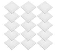 Beaupretty 15pcs Mini Cotton Canvas Painting Panels Small Square Boards Art Supplies for Classroom Events Hotel Decoration