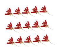 Beaupretty 15pcs Miniature Chinese Style Pendant DIY Dollhouse Decorations for Spring Festival Craft Accessories Festive Hanging Ornaments for Home Decor