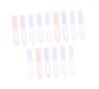 Beaupretty 15pcs Mixed Color Nail Cleaning Brush Set for Fingernails and Toenails, Manicure Pedicure Brushes with Handle for Thorough Nail Care and Cleaning Supplies