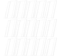 Beaupretty 15pcs Price Label Holder Tag Label Sign Holder Acrylic Sturdy Display Information Retail Store Shelf Sign Display for Shops