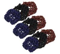 Beaupretty 15pcs Thickened Crochet Bun Covers Elastic Hair Nets for Women Invisible Ballet Hair Accessories Secure Fit for Nurses Bank Clerks and Professional Updos Quick Styling and Design