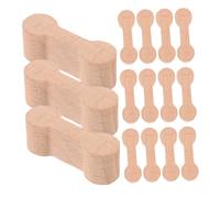 Beaupretty 15pcs Wooden Train Track Connectors Bone Shaped DIY Railway Adaptors Lightweight Compact Design Educational Accessories for Creative Building and Hands Play