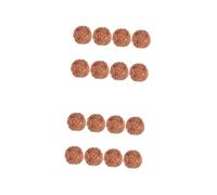 Beaupretty 16 Pcs PVC Fake Beef Meatball Model Decorative Food Prop for Kitchen Display Restaurant Hotel Museum Photography