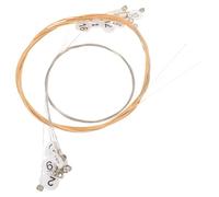 Beaupretty 16 String Lyre Harp Steel Strings Replacement with Outstanding Resonance Golden Metal and Practice and Occasions