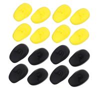Beaupretty 16pairs Silicone Earmuffs for Hair Coloring Dyeing and Styling Heat Protection Reusable Ear Covers for Salon and Home Use