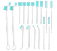 Beaupretty 16pcs Cleaning Brush Crevice Cleaning Tools for Groove Portable Window Track Brush for Small Curved Gap and Bottle Scrubbing