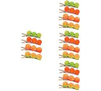 Beaupretty 16pcs Cute Orange Fruit Hair Clips Lightweight Alligator Hairpins for Girls Fun Hair Accessories for Birthdays Cosplay and Parties Realistic Design for