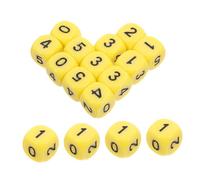 Beaupretty 16pcs Dice Set Math Teaching Tools for Portable Dice for Fun Learning Activities at Home Classroom and Tutoring Sessions