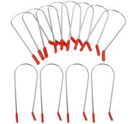 Beaupretty 16Pcs Hot Curler Clips U Pin Rollers Stainless Steel Portable Roller Jaw Clamps Lightweight Hair Accessories Maintain Hair Health Can Take Them Anywhere