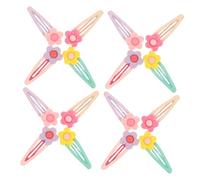Beaupretty 16pcs Hyuna Style Hairpin Cute Floral Hair Clips Candy Flower Hair Accessories for Girls Boys and Girls Bangs Styling Supplies