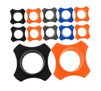 Beaupretty 16pcs Microphone Anti-roll Rings Rubber Sleeve Non-slip Shockproof Mic Protector for Handheld Wireless Microphones Stable Grip and Roll Prevention for Ktv and Live Performances