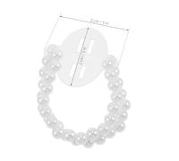 Beaupretty 16Pcs Pearl Wrist Corsage for Brides Elegant Hand Flower Bracelet Wedding Accessory with Lace Detailing Comfortable and Lightweight for Bridal and Bridesmaid Outfits