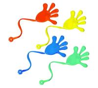 Beaupretty 16pcs Stretchy for Colorful Tpr Stretchable Fingers Assorted Blue Green Red Yellow Party Bag Fillers Classroom Prizes Creative Play and Fine Motor Skills Development