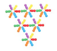 Beaupretty 180pcs Colorful Wooden Board Game Pieces Pawns for Flight Chess Replacement Smooth Polished Natural Wood Pegs with Rounded Edges Tabletop Game Markers Creative Craft Accessories