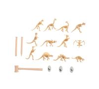 Beaupretty 18Pcs Dinosaur Skeleton Digging Set for Realistic Educational Playset to Stimulate Imagination and Creative Thinking for Boys