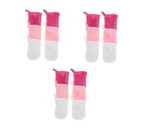 Beaupretty 18pcs Facial Cleaning Gloves Makeup Remover Cleansing Tool Gentle Skin-Friendly Facial Wipes for Daily Makeup Removal Travel-Friendly Design White Rose Red