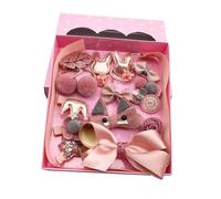 Beaupretty 18pcs Hairpin Set Colorful Cloth Hairclips Decorative Headwear for Storage Box Hair Accessories for Party Festival Daily Use Hair Protection and Styling