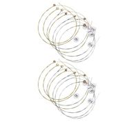 Beaupretty 19-String Steel Lyre Harp Strings Replacement Set Practical Lyre String Accessories for Musicians Sturdy Steel Replacements Suitable for Harp Repair and Performance