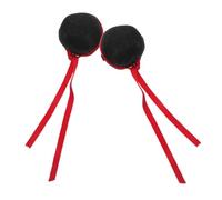 Beaupretty 1Pair Bun Wig Hair Clips for Cute Comfortable Hair Accessories for Birthday Parties Performances Breathable Material Easy to Use Reusable for Little