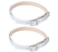 Beaupretty 1Pair High Heel Drop Ankle Straps Faux Leather Cross Shoe Straps for Women Durable Fashionable and Easy to Clean Multi Color Options to Match Your Heels