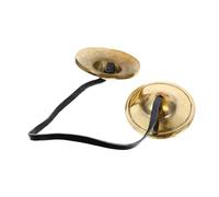 Beaupretty 1Pc Brass Meditation Cymbal Bell Traditional Chime for Yoga and Buddhist Practices Lightweight and Durable Religious Instrument for Positive Energy