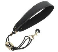 Beaupretty 1Pc Breathable Saxophone Neck Strap Durable Single Shoulder Strap for Alto Tenor Saxophones Thickened Design Reduces Shoulder Pressure Stylish Replacement Accessory Black