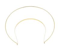 Beaupretty 1PC Delicate Gold Headband for Women Elegant Hair Decor Festival Party Accessory Comfortable and Lightweight for Outdoor Photos and Memorable Impressions