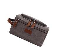 Beaupretty 1pc Grey Travel Wash Bag Multifunctional Cosmetics Container for Men Women Business Trip Organizer Multiple Pockets for Toiletries Shaving Kits and Makeup Essentials