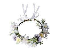 Beaupretty 1pc Handmade Flower Headdress for Women Creative Travel Wedding Hair Decor Elegant Floral Crown for Brides for Ceremonies Special Occasions Attractive Floral Design for Memorable