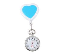 Beaupretty 1Pc Heart Retractable Pocket Watch for Nurses Doctors Cute Fob Watch with Durable Case for Medical Professionals Students Versatile Design for Various