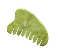 Beaupretty 1Pc Jade Massage Comb Traditional Chinese Acupuncture Tool for Scalp Therapy Portable Hair Care and Lightweight Design for Home and Travel Use