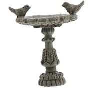 Beaupretty 1PC Miniature Bird Pool Ornament Khaki Mini House Decor Water Feature for Micro Landscape Garden Decoration Chic Bird Bath for Mini Gardens