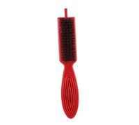 Beaupretty 1pc Multifunctional Hairdressing Tool Portable Double Sided Hair Brush and Comb for Hair Styling Skin Friendly Design in Red