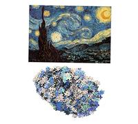 Beaupretty 1Pc Night Jigsaw Puzzle for Adults and Colorful Oil Painting Night by Fun Educational Game Precision Cutting Quality Design