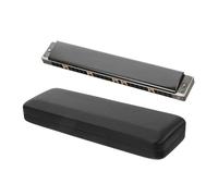 Beaupretty 1Pc Practical Harmonica Key of C with Storage Box Professional Musical Instrument for Beginners and Performers for Gifting and Various Occasions Black