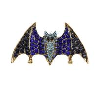 Beaupretty 1Pc Rhinestone Bat Brooch for Halloween Stylish Accessory for Sweaters Dresses and Scarves present for Ladies