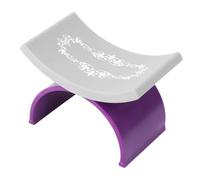 Beaupretty 1Pc U Shaped Silicone Manicure Wrist Pillow Portable Nail Hand Rest for Comfortable Nail Treatments Detachable Easy to Clean Art Schools Home Use Purple