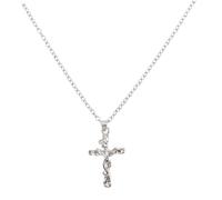 Beaupretty 1pc Vintage Cross Shape Jesus Pendant Neck Jewelry for Women Stylish Rose Clavicle Chain for Parties and Special Occasions Elegant for Loved