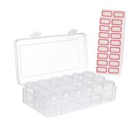 Beaupretty 1set Compartment Essential Oil Bottle Case Transparent Storage Container for Medicine Safe Organizer for Home and Travel Versatile Pill and Vitamin Holder