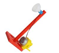Beaupretty 1Set DIY Manual Electricity Generator Model Educational Science Teaching Plaything for Fun Learning Experimentation Hand Crank Generator Model Stem